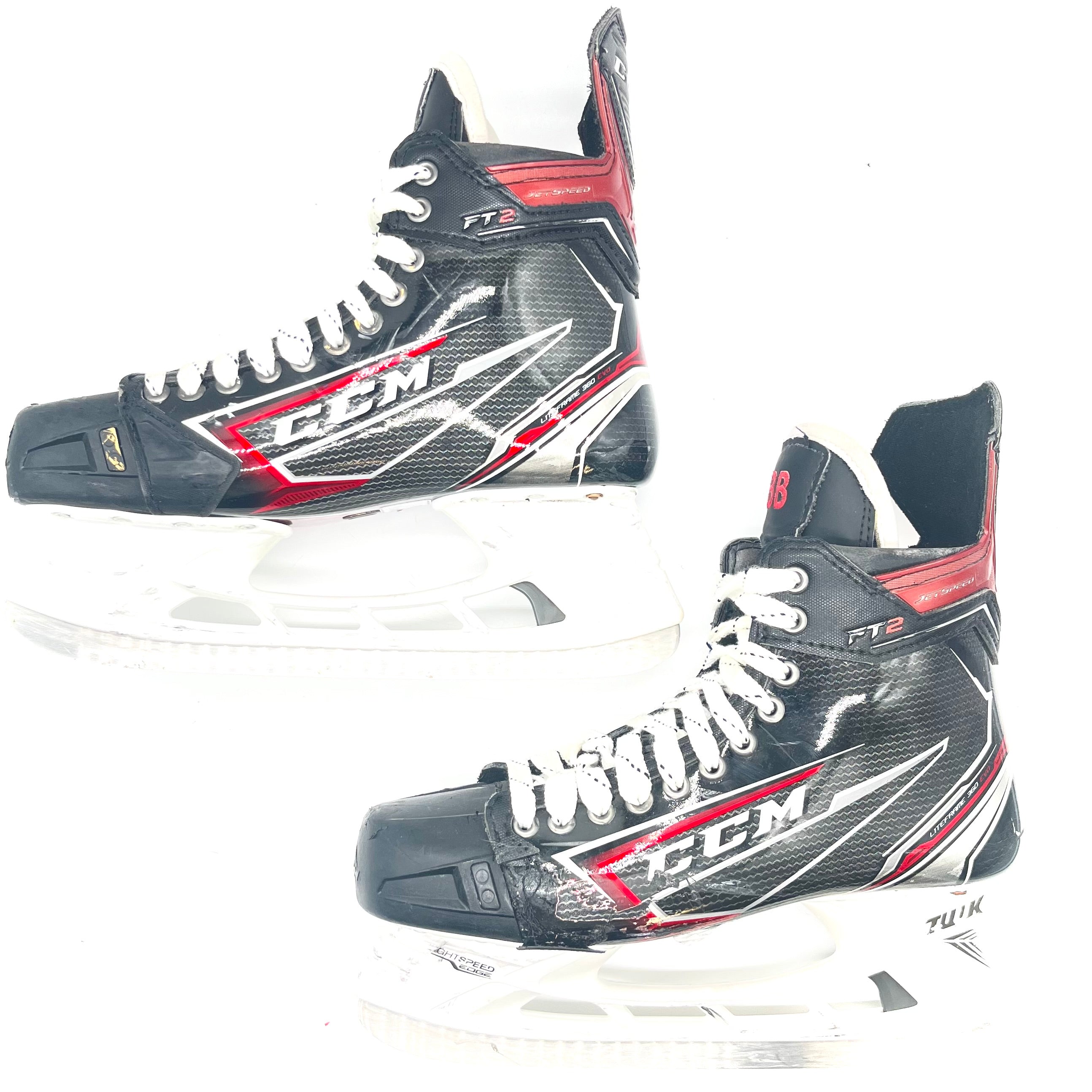 CCM Jetspeed FT2 - Patins de hockey d'occasion NHL Pro Stock - Bowen Byram (#2)
